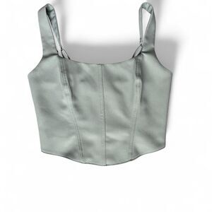 Abercrombie & Fitch Women's Light Blue Corset